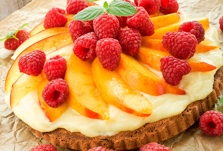 Dolci con frutta di stagione